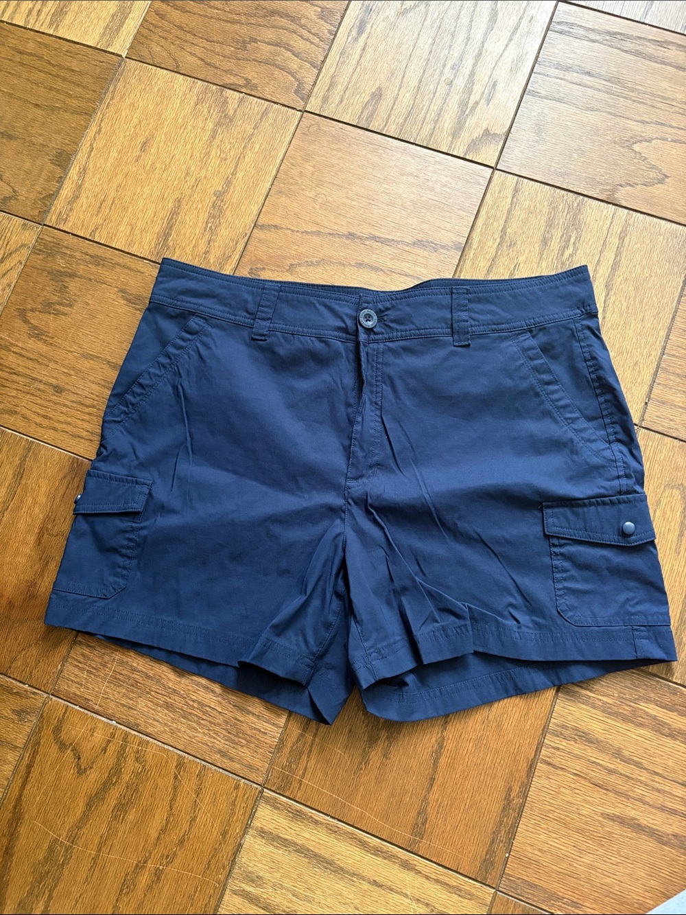 Navy Cargo Pocket Shorts